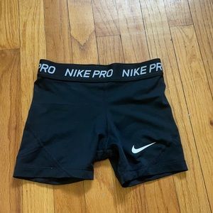 black nike pro spandex